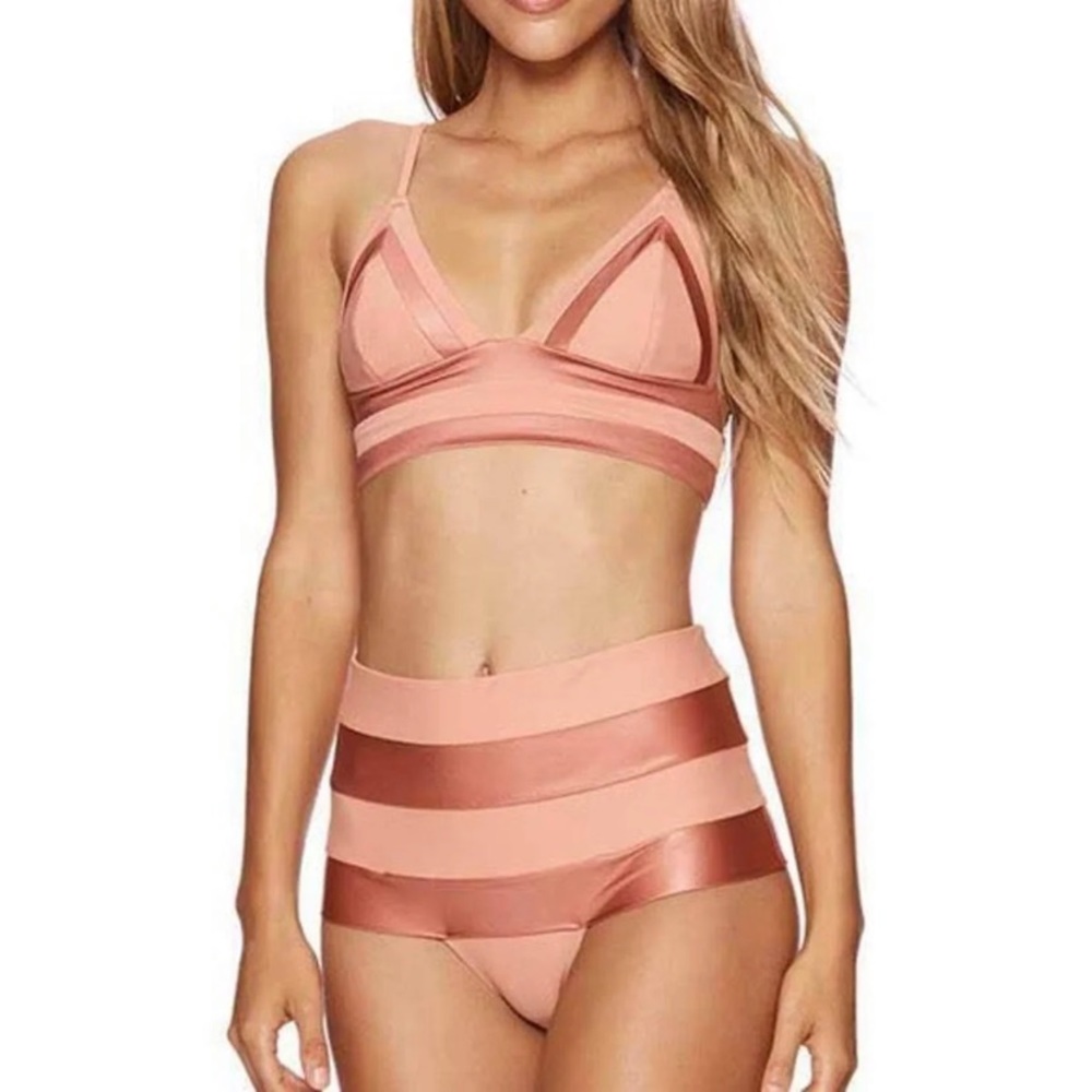 NWT Beach bunny two piece bathing suit small